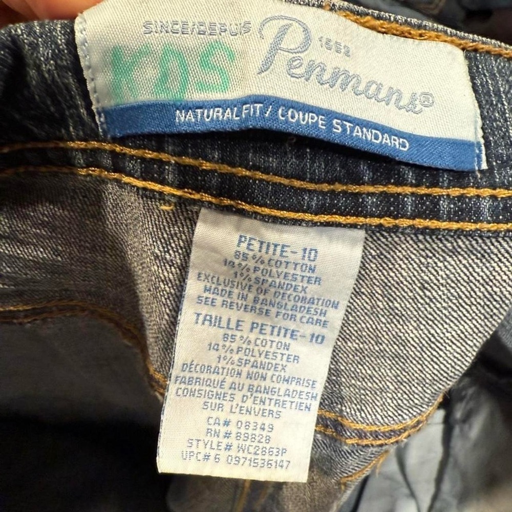 Y2K Penmans Faded Embroidered High Rise Bootcut Jeans - Picture 3 of 3